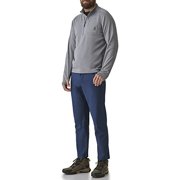 Bass Outdoor Men's Blaze Quarter Zip Pullover Sweatshirt Large Grey Gargoyle