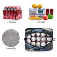 thumbnail image 4 of Insulated Crossbody Lunch Bag 10L Lunch Tote with Adjustable Shoulder Strap for Work Office Picnic Bioluminescent Marine Plants, 4 of 6