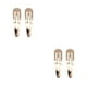 thumbnail image 3 of Jumpingount Pinzas para el pelo de 2 uds., Clip lateral de Material metálico, herramientas de estilismo de regalo significativas Type2 NO2, 3 of 6