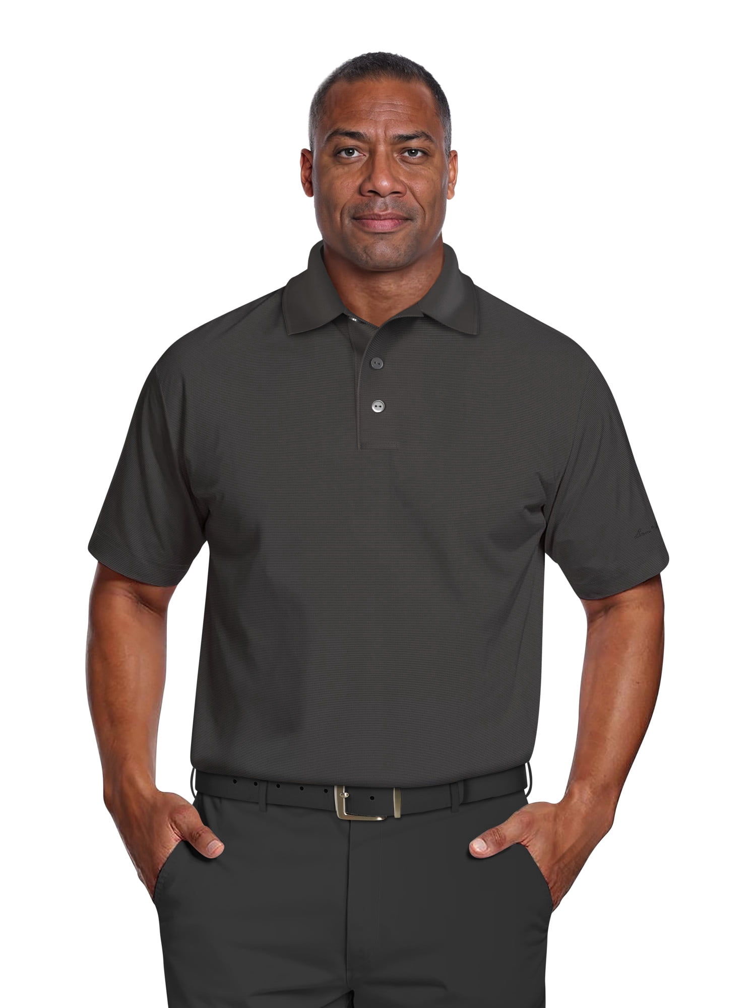 Ben Hogan Performance Men's & Big Men's Easy Care Solid Short Sleeve Golf Polo Shirt, up to 5XL
