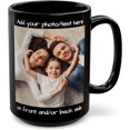 thumbnail image 1 of Custom Mug, Personalized Mug, 15oz, Ceramic Accent Mug with C-Shaped Handle, 1 of 1