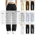 thumbnail image 3 of ClodeEU Women Elastic Waist Drawstring Sweatpant with Pocket ,Casual Loose Streetwear Pants ,Women's Plus XXL, 3 of 8