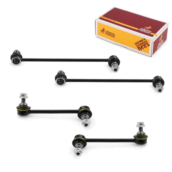 Metrix Premium Chassis Parts - 4 PC Front & Rear Stabilizer Bar Link Kit Fits 2003-2008 Honda Pilot, 01-06 Acura MDX,Replacement K750124,K90717,K90716
