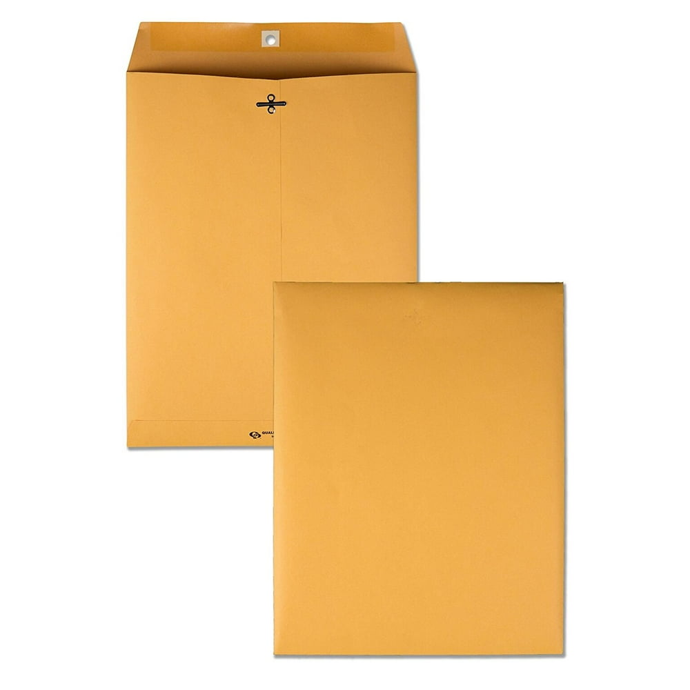Clasp Envelopes, 10x13, Box of 100 (37897), Clasp envelope on paper