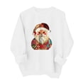 thumbnail image 4 of Neewe Christmas Sweatshirt for Women Crewneck Lightweight Long Sleeve Shirt Xmas Holiday Party Pullover Sweater Tops, 4 of 5
