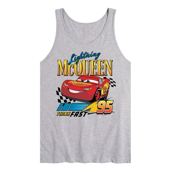 Disney Cars - Lightning McQueen Think Fast - Men's Jersey Tank Top