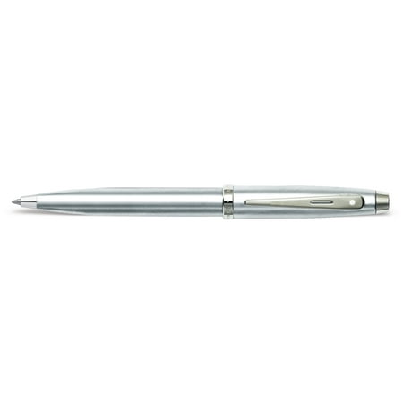 Sheaffer 100 Brushed Chrome Nickel-plated Trim Ballpoint (Best Ballpoint Pen Uk)