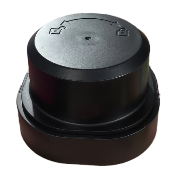 Blade Cover and Vessel Cap for Ninja Blast Portable Blender Lid Parts Accessories (Black)