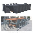 thumbnail image 1 of Housses & Housses pour Ensemble de Salle à Manger de Patio Extérieur 12 Personnes Bischoff, Polyester Résistant à l'Eau et aux UV avec Attaches, 1 of 6