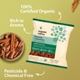 thumbnail image 4 of Organic Tattva Whole Cinnamon Sticks (Dalchini) (3.53 oz/100 gm), Whole Spices with Natural Oils, No Additives, USDA Certified, 4 of 8