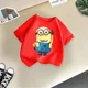 thumbnail image 3 of Ropa de verano para niños de Mi villano favorito, camiseta de algodón cómoda e informal para niños, camiseta de algodón para muñecas, Minions divertidos para niños y niñas, 3 of 5