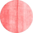 thumbnail image 1 of Ahgly Company Indoor Round Abstract Red Contemporary Area Rugs, 6' Round, 1 of 4