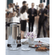 thumbnail image 3 of 100 - cup coffee urn - stainless steel thermos para hot beverages - commercial - grade hot coffee dispenser con coffee percolator - silver, 3 of 7