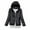 Black1, variant on Darzheoy Women's Plus Size Lightweight Puffer Jacket Packable Winter Warm Quilted Coat Waterproof Windproof Hooded