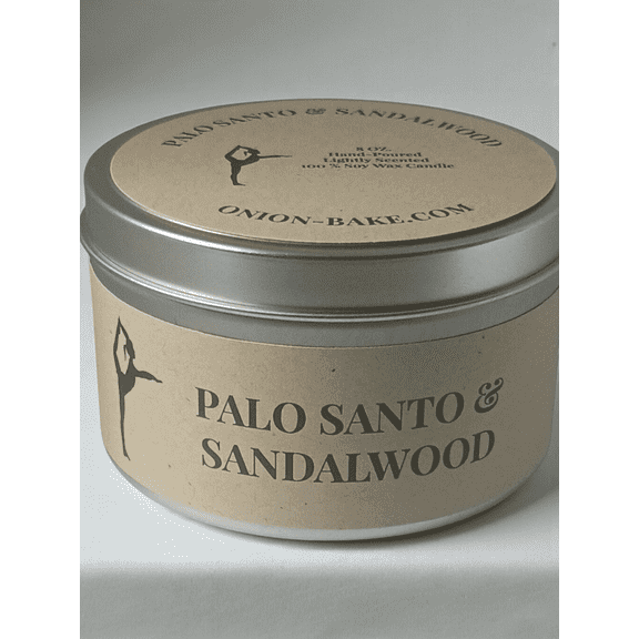 Palo Santo and Sandalwood Soy Wax Candle