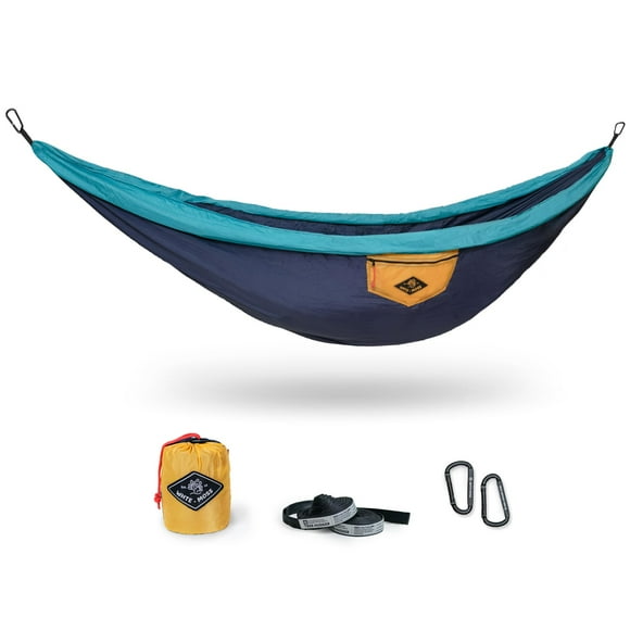 Hamaca para Camping WHTE MOSS Suparpine I con Correas Azul Profundo
