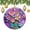 pattern-2632, variant on Christmas Ornaments Mom Mama Mother's Day Custom 3" Ceramic 2024 Xmas Ornament Christmas Decorations Ceramic Ornaments Mothers Day Bouquet Purple Flowers Ceramic Ornament