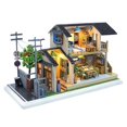 thumbnail image 2 of Assembled ornaments model toy doll house creative miniature scene sand table house mountain villa with dust cover, creative gift, 2 of 5