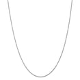 thumbnail image 1 of 14k White Gold 24 Inch .8mm Baby Rope Chain Necklace Pendant Charm, 1 of 9