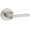 Nickel, variant on Kwikset 740HFLRDT-26S Halifax Single Cylinder Keyed Entry Door Lever Set - Chrome