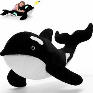 Tezituor Orca Stuffed Animal, 39.4 Inches, Glow in Dark