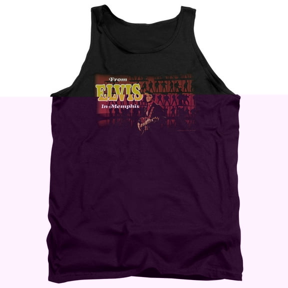 Elvis Presley From Elvis In Memphis Tank Top T-Shirt Black
