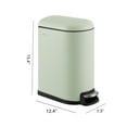 thumbnail image 4 of happimess Roland Mini 2.6-Gallon Step-Open Trash Can, Pistachio Gelato, HPM1009E, 4 of 8