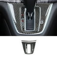 thumbnail image 1 of Real Bright Soft Car Interior Carbon Fiber Sticker Decoration6Pcs Carbon Fiber Interior Automatic Gear Shift Kit Cover For Honda CR-VAuto Car Protection Interior Accessories, 1 of 8