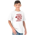 thumbnail image 5 of You're Bacon Me Crazy Meat Lover Crewneck T Shirts Boy Girl Teen Brisco Brands X, 5 of 6