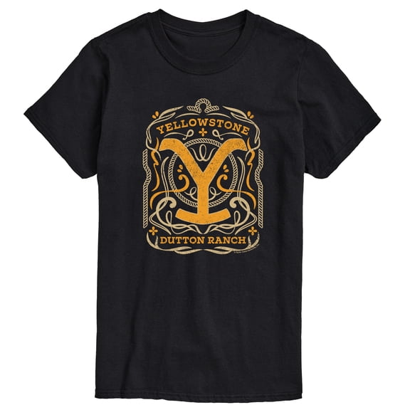Yellowstone - Yellowstone Flourish Design - Men's Short Sleeve Graphic T-Shirt