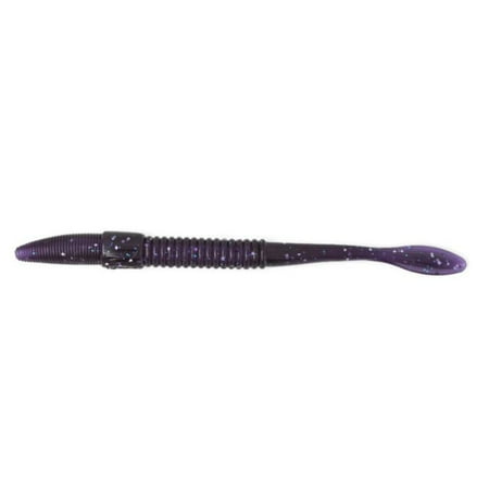 LEGACY CLUB-TAIL HOLLOW BASS WORM - Junebug (#322)