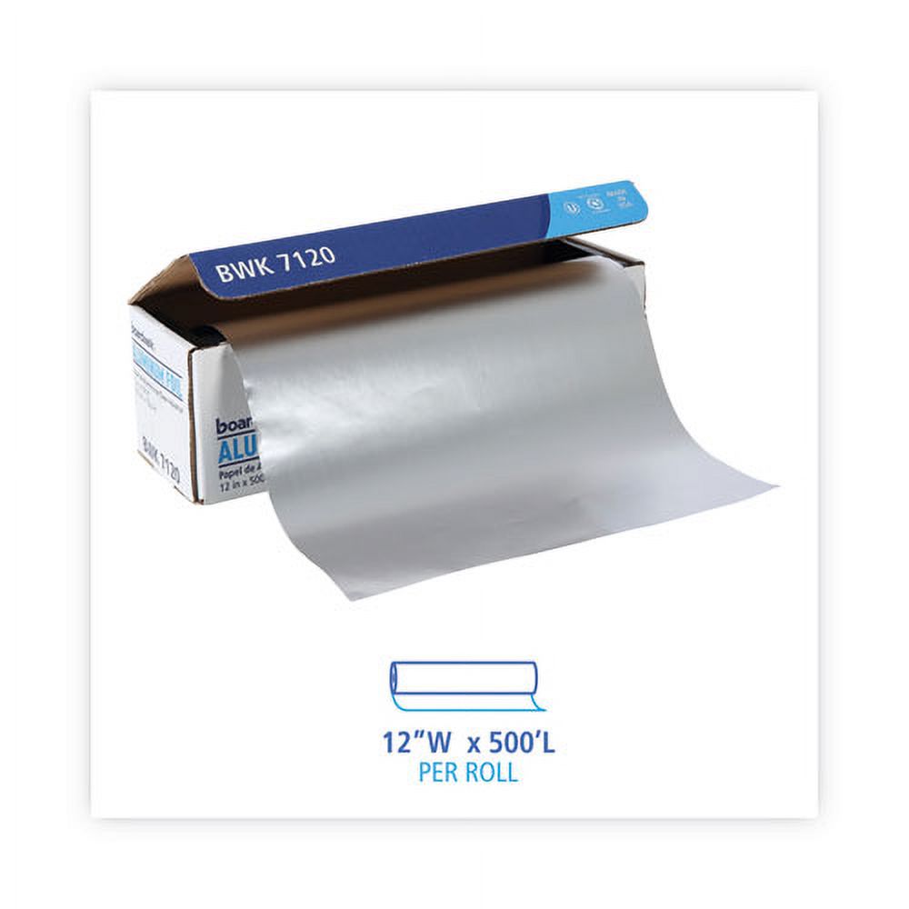 Heavy-Duty Aluminum Foil Roll, 12" X 500 Ft | Bundle of 2 Cartons