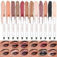 thumbnail image 3 of Dengmore 12-colors Eye Shadow Stick Non-smudge Nude Makeup Base Eye Shadow Waterproof Eyeshadow Stick Matte Long-Lasting Highlighter Eyeshadow Crayon Smoothing Eyeshadow Marker Eyeliner Pen, 3 of 3