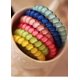 thumbnail image 4 of Gomas para el cabello en espiral de color caramelo, 10 piezas, Gomas para el cabello en espiral elásticas, Gomas para el cabello en espiral pequeñas multicolores, Gomas para el cabello sin arrug, 4 of 4