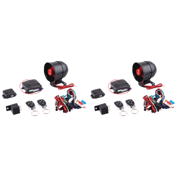 Cerradura Puerta Control Remoto Programable Con Alarma Antirrobo para Coche