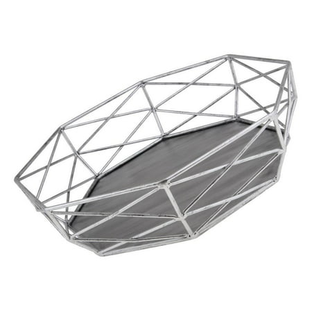 

Hollow Out Geometric Shape 12 Inch Stand Metal Wedding Event Birthday Party Dessert Cupcake Pedestal Display Plate Color