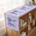 thumbnail image 6 of Table Runners 72 Inches Long Dress Scarves, Purple Bow Farmhouse Kitchen/Dining Table Runner, Coffee Tablerunners, Cute Bowknot Simple Pure Color 18x72 Inch, 6 of 9