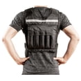 thumbnail image 3 of BalanceFrom Adjustable Weighted Vest with Shoulder Pads and Reflective Straps, 40 lbs, 3 of 5