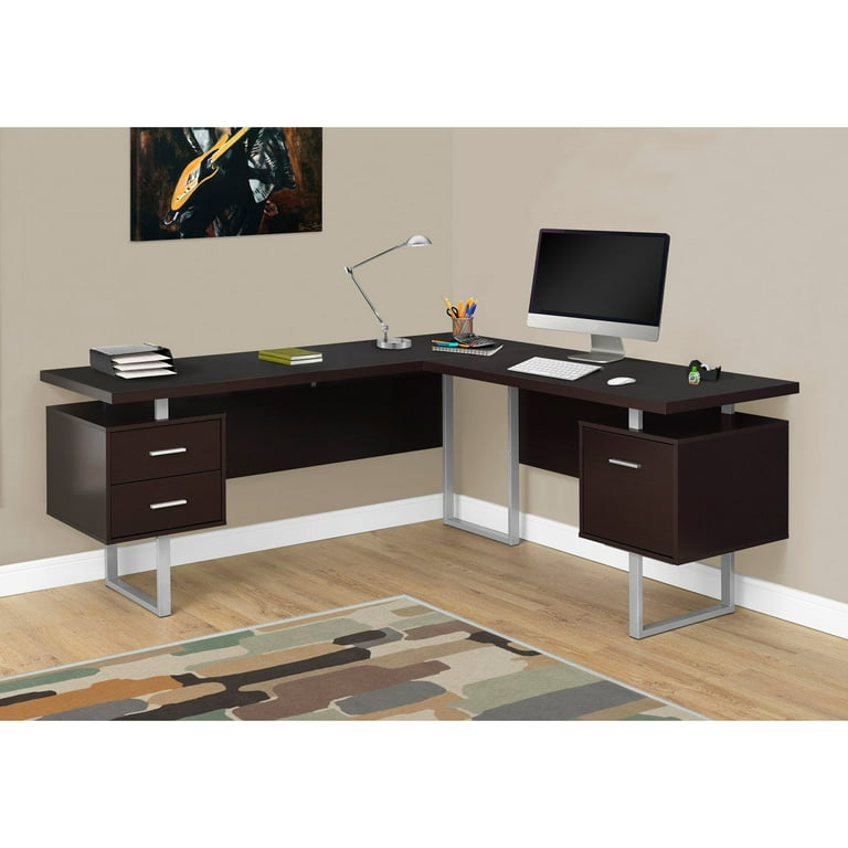 70 inch computer desk with drawers deals