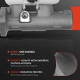 thumbnail image 2 of A-Premium Brake Master Cylinder with Reservoir and Sensor Compatible with Ford Escape 2001-2003 & Mazda Tribute 2001-2004, Automatic Transmission, Replace# EC0243400R0D, EC0143400, 2 of 8