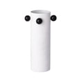 thumbnail image 3 of Elk Home Beaded Scandinavian Vase in Plaster White Finish, 3 of 5