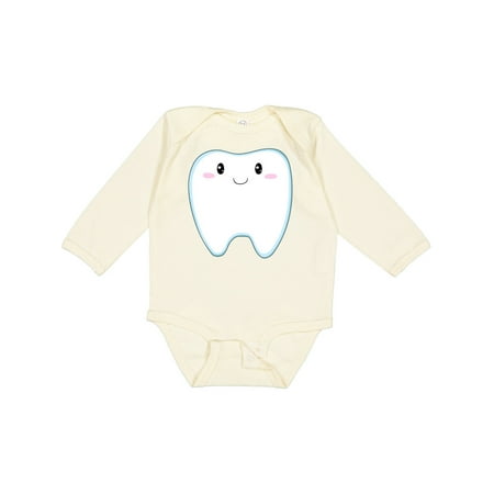 

Inktastic Cute Tooth Gift Baby Boy or Baby Girl Long Sleeve Bodysuit