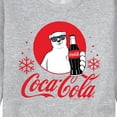 thumbnail image 3 of Coca-Cola - Polar Bear Circle - Men's Long Sleeve Crew Fleece Sweatshirt, 3 of 5