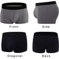 thumbnail image 4 of Men's Boxer Briefs 5 Pack No Ride-up Breathable Comfortable Sport Underwear, 4 of 5
