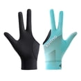 thumbnail image 5 of 3 Finger Billiard Gloves Antiskid Soft Snooker Gloves Breathable Professional~ P7H6, 5 of 7