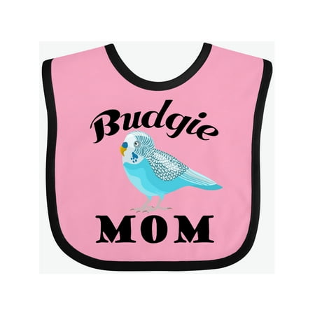 

Inktastic Budgie Mom Parakeet Budgerigar Bird Gift Baby Girl Bib