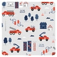 thumbnail image 3 of BapronBaby Be Brave Firefighter Splash Mat - Waterproof Catch-All for Floor, Table, or High Chairs - Machine Washable - 45" x 45, 3 of 6