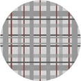 thumbnail image 1 of Ahgly Company Machine Washable Indoor Round Transitional Gray Area Rugs, 3' Round, 1 of 7