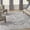 Grey Blue, variant on Nourison Astra Machine Washable Persian Grey/Blue 9' x 12' Area Rug (9x12)
