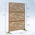 thumbnail image 2 of MAYEERTY 76 in x47 in Decorative Privacy Screen Outdoor Divider with Stand, 2 of 5
